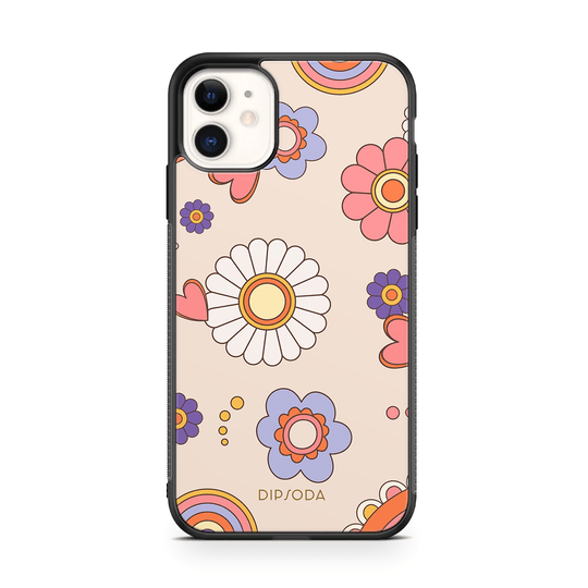 Sweet Flowers Rubber Phone Case